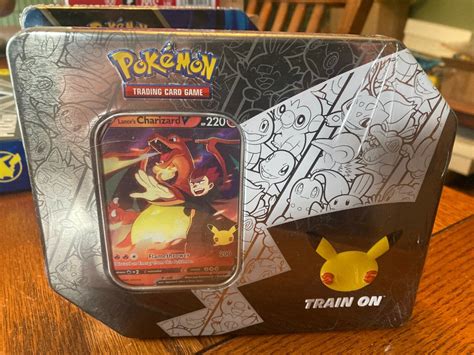 Pokemon Celebrations 25th Anniversary Dark Sylveon V Tin Train On Tin