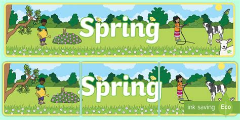 Spring Banner Classroom Resources Twinkl Teacher Made