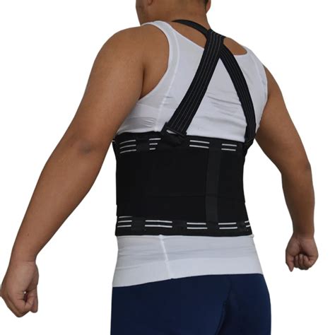 Back Support Brace Shoulder Straps Male Pain Belt Back Corset For Men