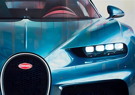 Bugatti Chiron Poster Print Bugatti Poster Bugatti Print Car Poster