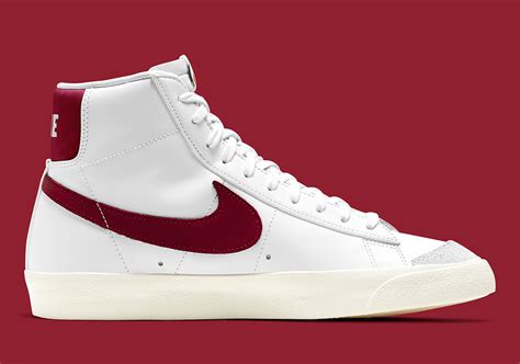 Nike Blazer Mid 77 White Team Red Bq6806 111