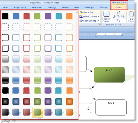 How To Make A Flow Chart in Microsoft Word 2007