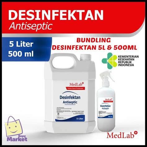 Jual Paket Medlab Desinfektan Liter Dan Ml Disenfektan Shopee