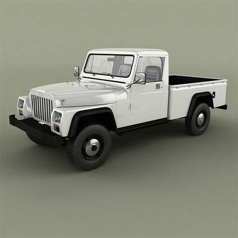 Jeep CJ-10 Pick Up 3D model | CGTrader