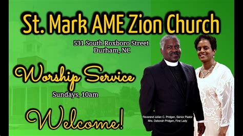 St Mark Ame Zion Church Worship We Have Seen Youtube