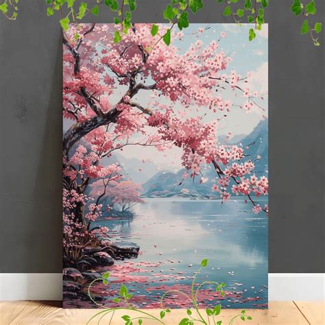 Temu Pc Wooden Framed Canvas Painting Suitable For Office Corridor