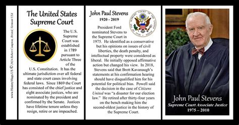 1975-2010, Supreme Court Justice, John Paul Stevens - HistoryMugs.us