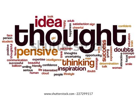 Thought Word Cloud Concept