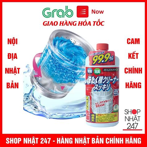 Mua Nước tẩy lồng máy giặt Rocket 99 9 chai 550g dùng cho máy giặt cửa