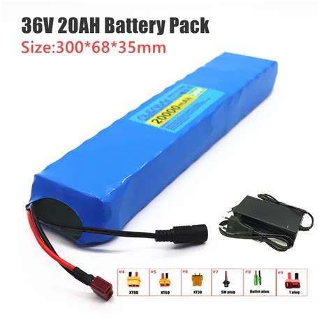 36V 10S3P 20Ah 18650 Oplaadbare Lithium Batterij Pack Geschikt Voor