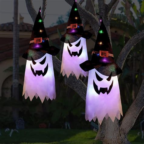 Amazon Decoraciones De Halloween Al Aire Libre 3 Piezas De Gran