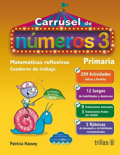 Carrusel De Números 3 Cuaderno Trabajo Editorial Trillas Envío gratis