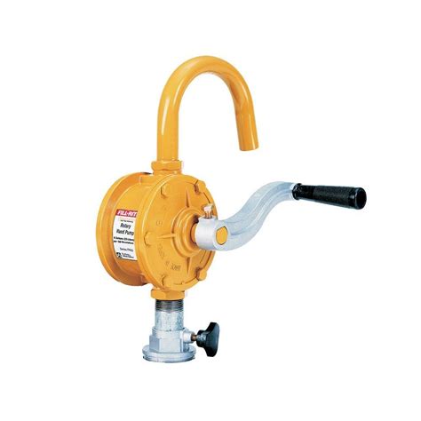 Rotary Barrel Pump 55 Gallon Hand Operated Drum Transfer Fuel Water Oil