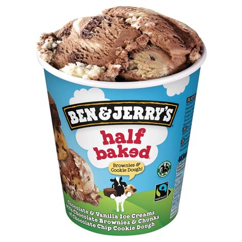 Ben And Jerrys Half Baked Ice Cream 465 Ml Bestway Wholesale