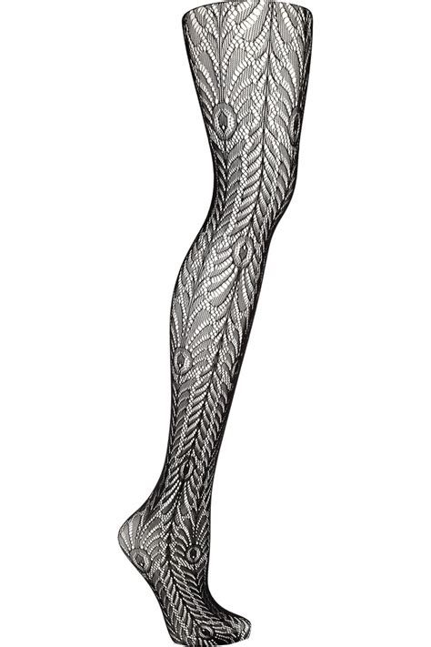 Peacock Patterned Tights By Wolford