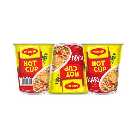 Maggi Hot Cup Curry 58g X 6s Shopee Malaysia