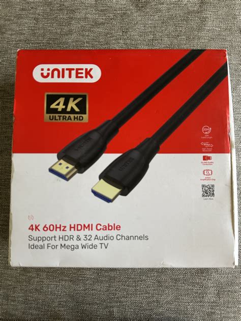 Hdmi Unitek K Hz Hdmi High Speed Cable M New Sealed Was Sold