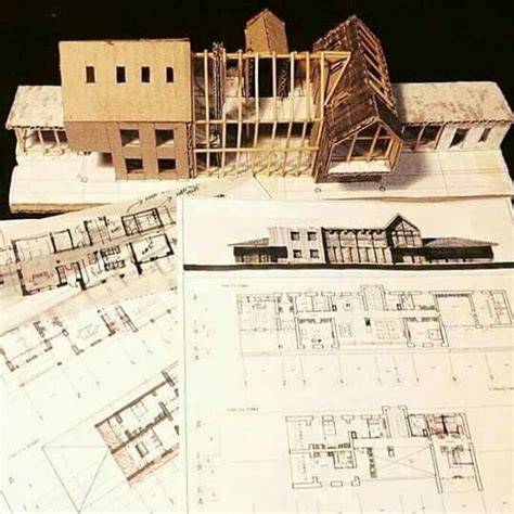 Grafismo En Planos Arquitect Nicos Y Maqueta Architecture Model