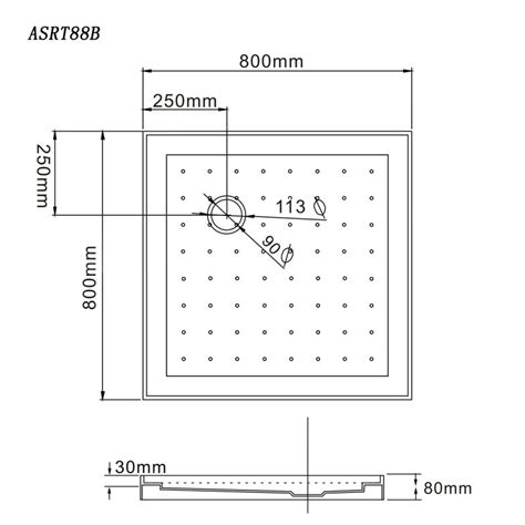 Buy Elegant Square Extra Strong Acrylic Fiberglass Shower Base Tile