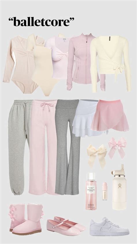 Balletcore Aesthetic Style Inspiration Balletcore Capsule Closet