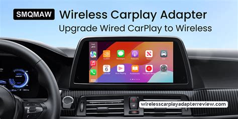 SMQMAW Wireless CarPlay Adapter Converts Factory Wired CarPlay To