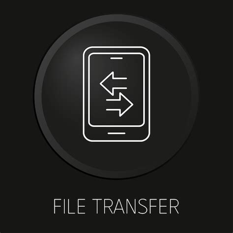 Ic Ne De Ligne Vectorielle Minimale De Transfert De Fichier Sur Le