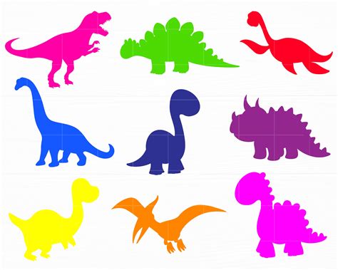 Dinosaur Svg Bundle Cute Dinosaur Svg Dino Svg Dinosaur Cut - Etsy