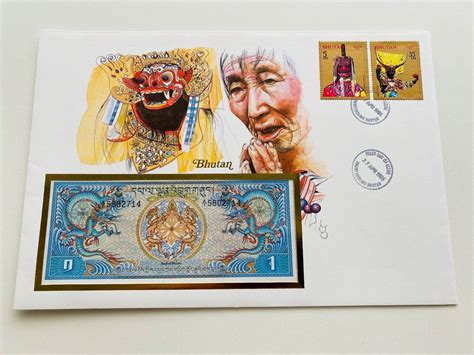 Bhutan Banknoten Brief Bankfrisch Ngultrum Ungefalten Top Kaufen