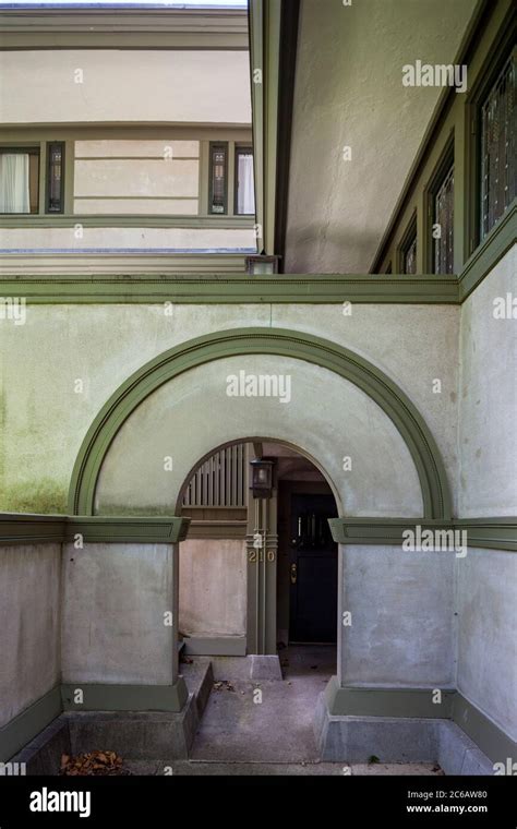 Detail Of Entrance Frank W Thomas House By Frank Lloyd Wright 210 Forest Ave Oak Park Il