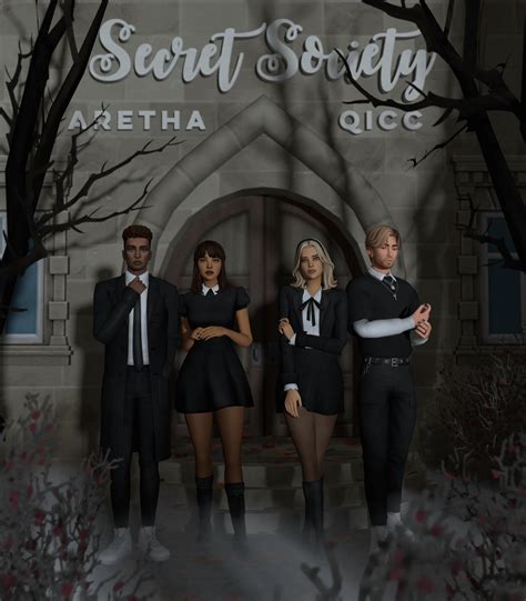 Sims 4 secret society collection [aretha x qicc] | The Sims Book