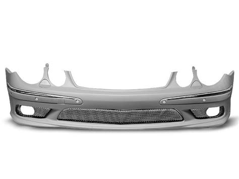 E55 ANG Sport Style Front Bumper For Mercedes W211 02 06 With PDC In