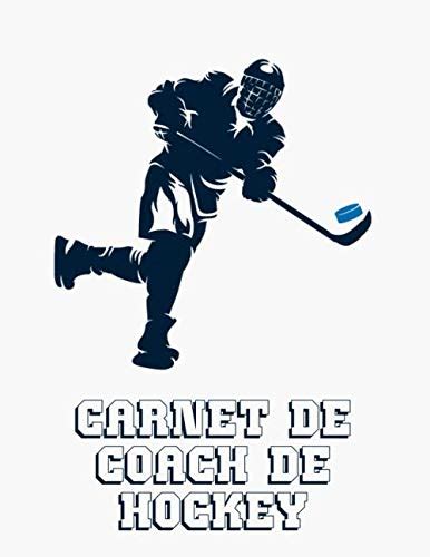 Carnet De Coach De Hockey 102 Pages 216 Cm X 279 Cm Idée De