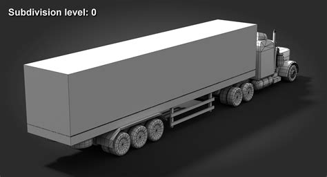 18 semi truck 3d model