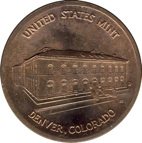 Medal Denver Mint Department Of The Treasury 34 Mm United States