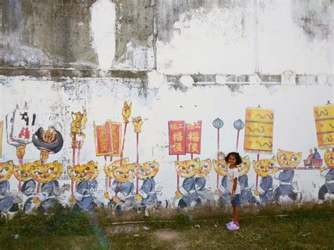 Street art, heritage paintings,Penang – Mildly Indian