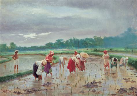 Fabian de la Rosa (The Philippines 1869-1937) , In the Rice Field ...