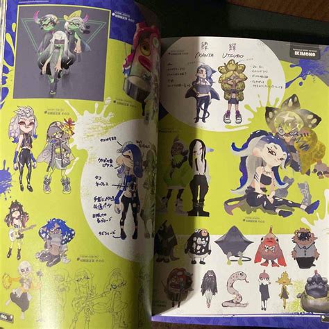 Deep Cut and Off the Hook concept art from the newest artbook : r/splatoon