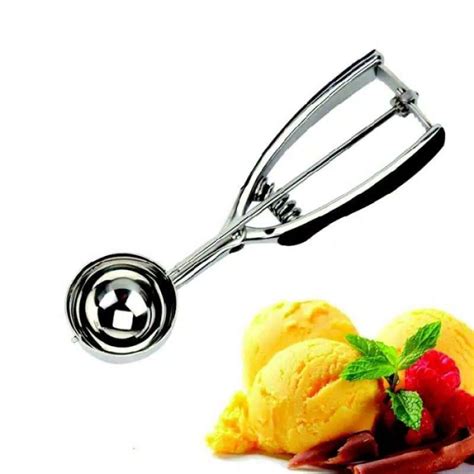 Jual SCOOP ICE CREAM STAINLESS SENDOK TAKAR ES KRIM STAINLESS BULAT