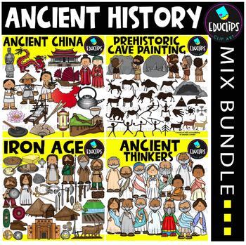 Ancient History Mix Clip Art Bundle {Educlips Clipart} by Educlips