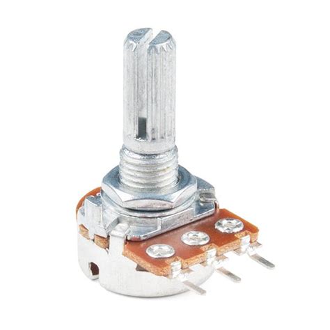 Rotary Potentiometer 100k Ohm Logarithmic Panel Mount Opencircuit