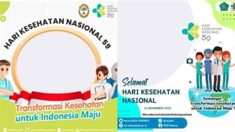 30 Twibbon Hari Kesehatan Nasional 2023 Gratis Dan Tamplate Modern