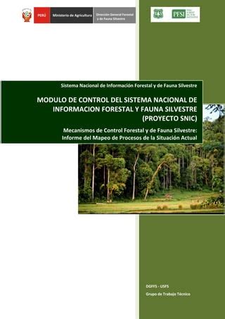 Modulo De Control Del Sistema Nacional De Informaci N Forestal Y De