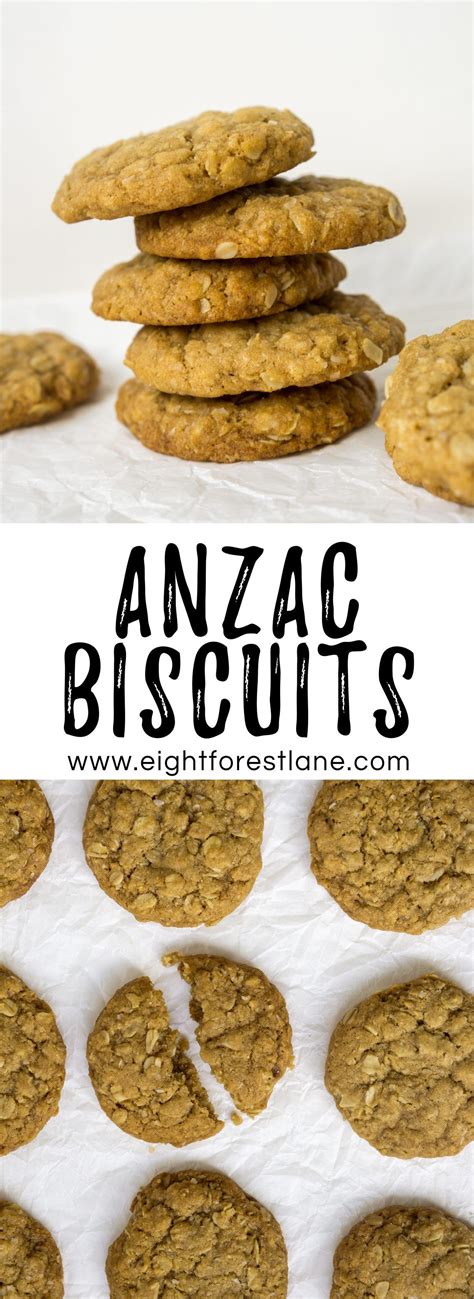 Anzac Biscuits Recipe Anzac Biscuits Chewy Anzac Biscuits Recipe