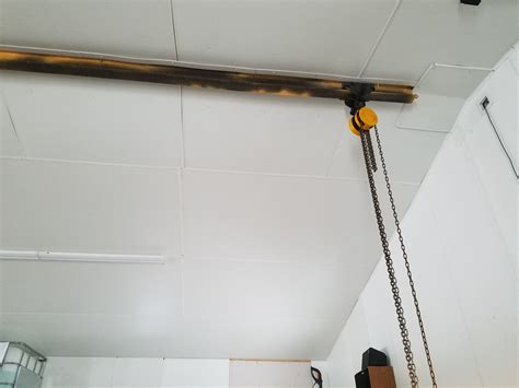 Mounting Electric Hoist Garage Ceiling Shelly Lighting