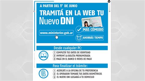 El Trámite Para Renovar El Dni Ahora Por Internet Infobae