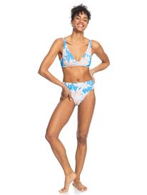 ROXY Love The Oceana Top De Bikini Triangular Alargado Para Mujer Roxy