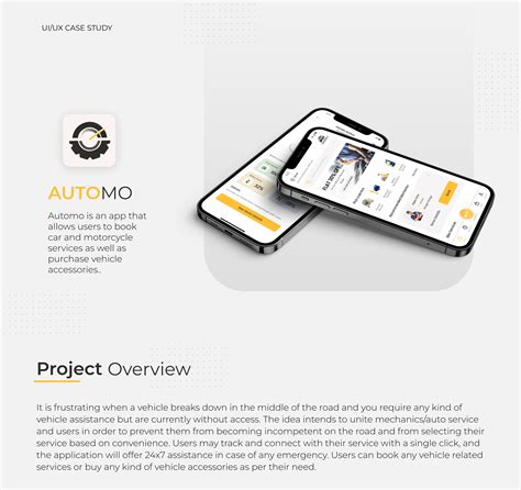 Automo Vehicle Servicing App Ui Ux Case Study On Behance