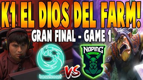 BEASTCOAST Vs NO PING Game 1 BO5 GRAN FINAL K1 El Dios Del Farm