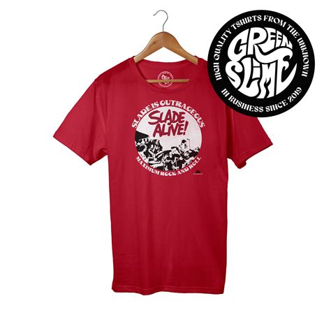 Slade Alive! T-Shirt | Green Slime T-shirts