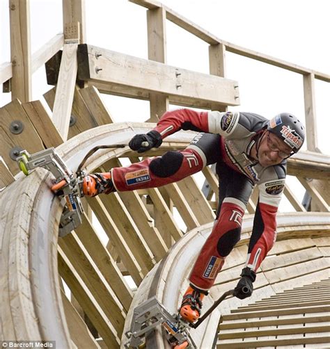 What A Scream Adrenaline Junkie Skates Down 860 Metre Roller Coaster